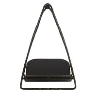 black finish hammered iron log holder 