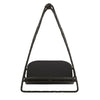 black finish hammered iron log holder 