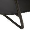 black finish hammered iron log holder 