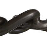 black finish hammered iron log holder 