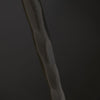 black finish hammered iron log holder 