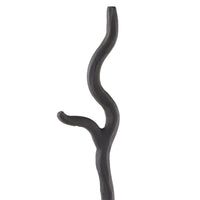 blackened iron fireplace tool set shovel tongs poker