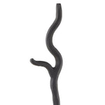 blackened iron fireplace tool set shovel tongs poker
