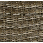Luxury Designer Padma's Plantation Set of 2 Dining Chairs Grey Kubu Rattan Alfresco