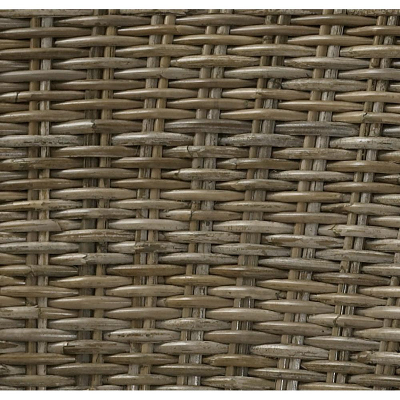 Luxury Designer Padma's Plantation Set of 2 Dining Chairs Grey Kubu Rattan Alfresco