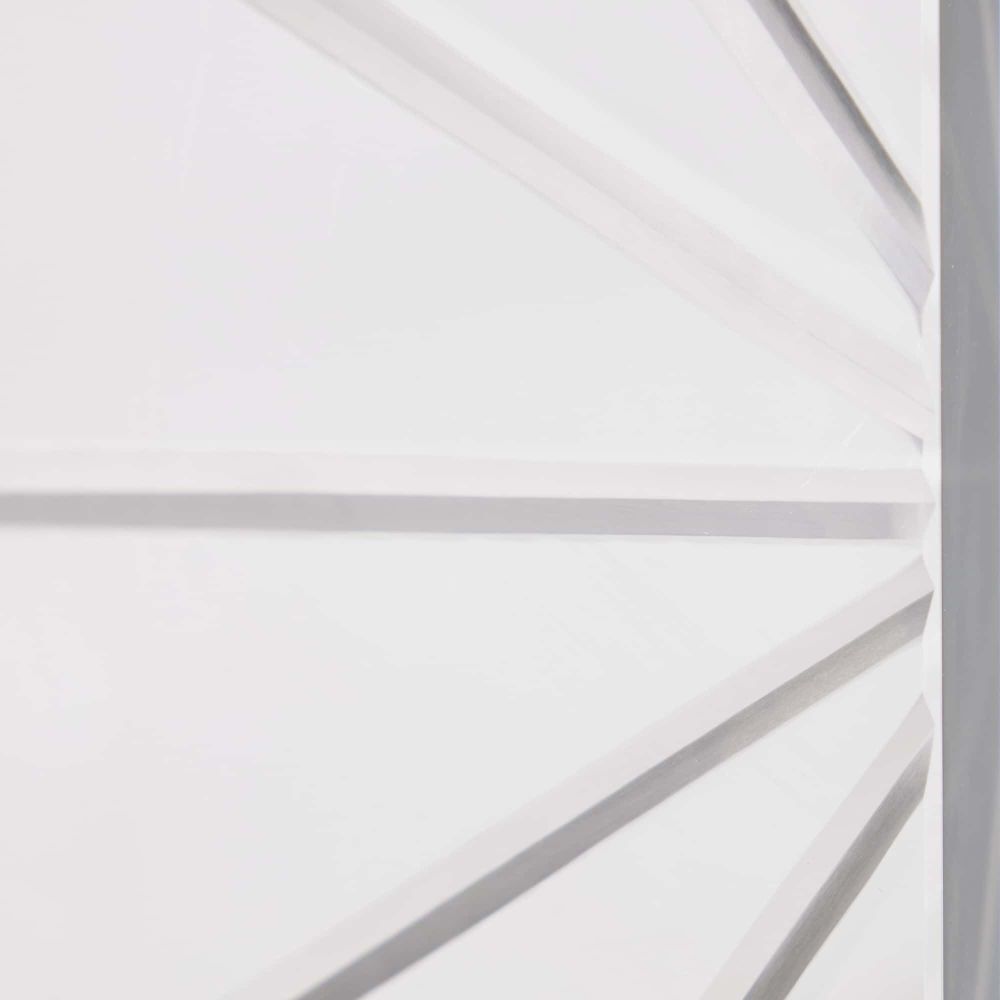 sculpture set of two white alabaster smoke crystal brass base