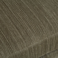 dark green chenille upholstered swivel chair