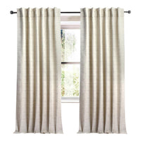 Drapery Curtain Panel Ivory Rod Pocket Natural