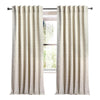 Drapery Curtain Panel Ivory Rod Pocket Natural