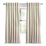 Drapery Curtain Panel Ivory Rod Pocket Natural