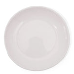 cream beaded rim melamine dinner plate