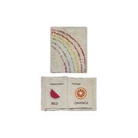 sensory play book colors cream fabric