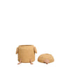 yellow round chick basket lid