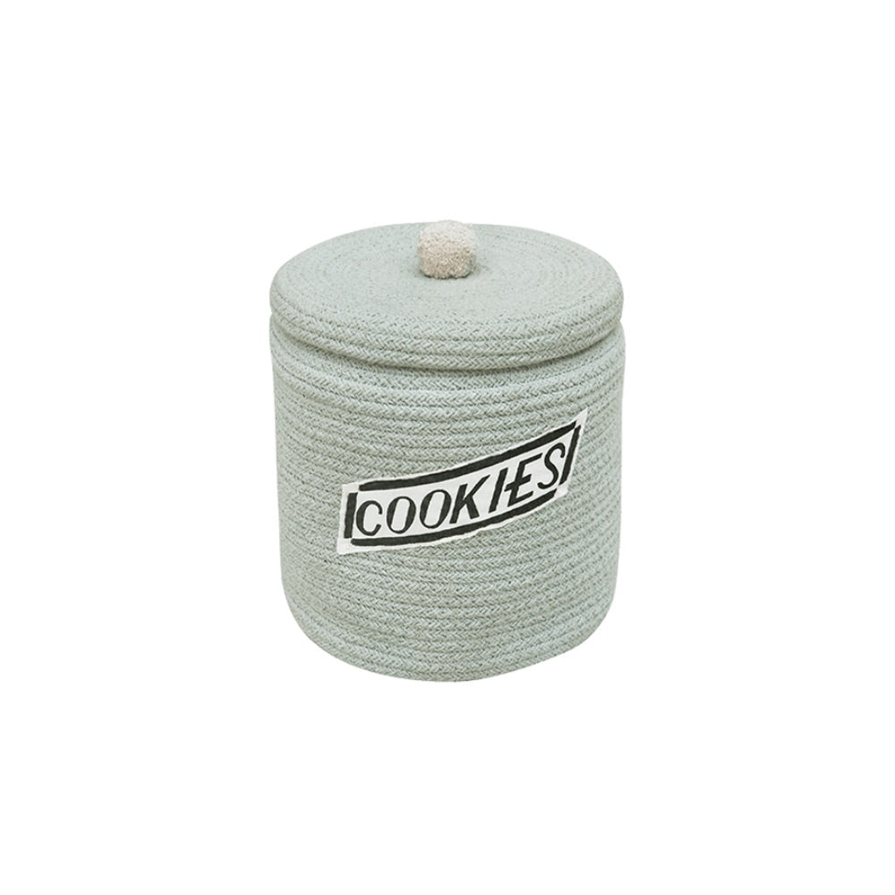 cookie jar basket woven