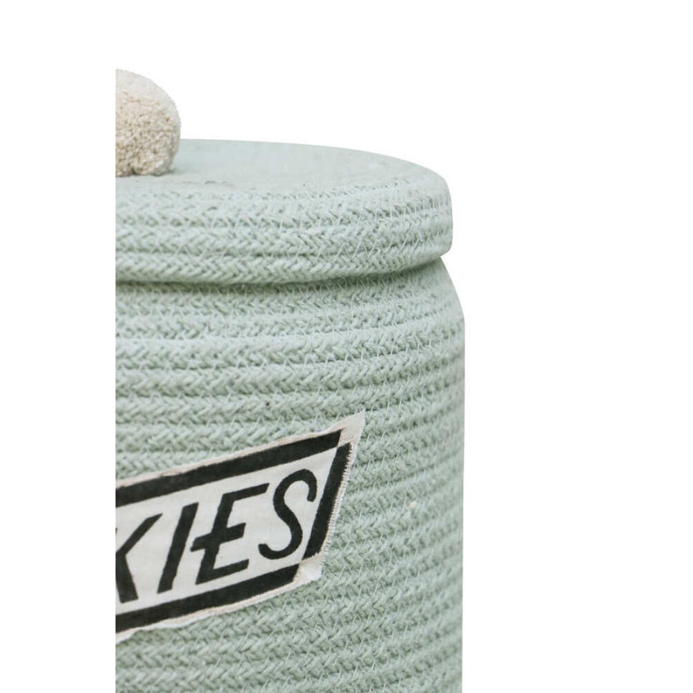 cookie jar basket woven