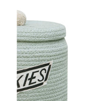 cookie jar basket woven