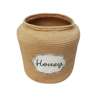 honey pot woven basket