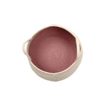blush natural woven basket open top handles 