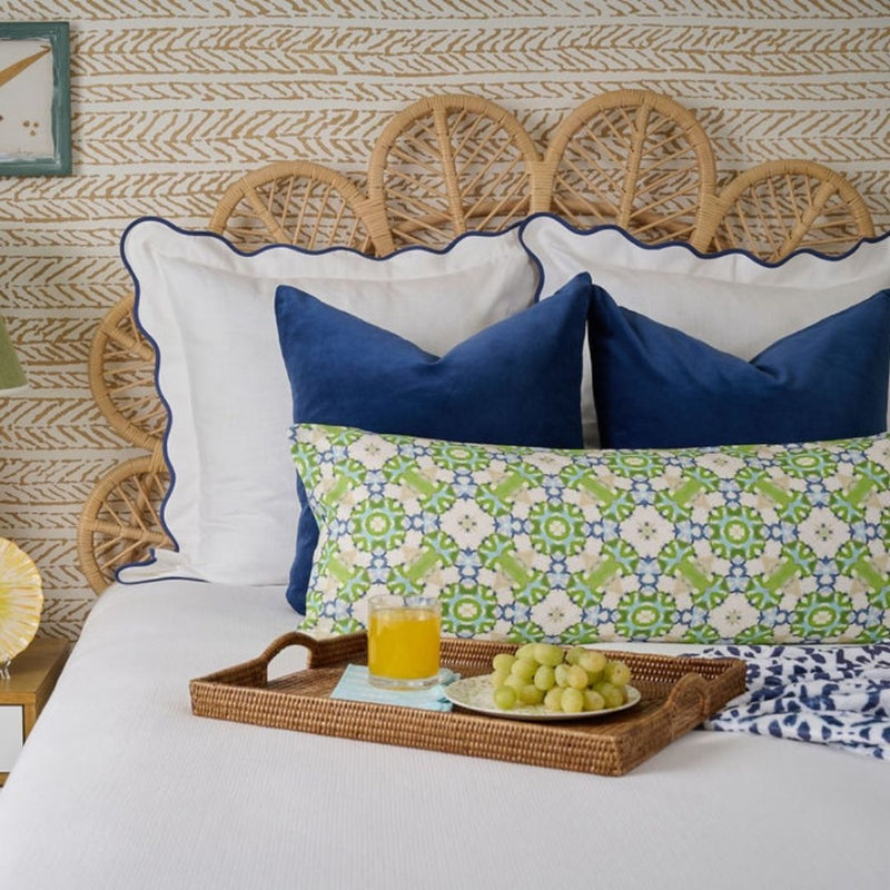 navy white scalloped duvet cover full queen