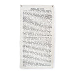 wall tarp canvas black cream honey do list grommets