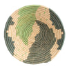 natural raffia dyed woven wall plate decor colorful