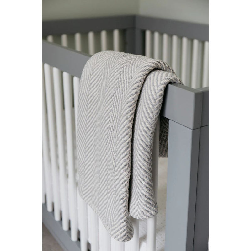 herringbone baby blanket