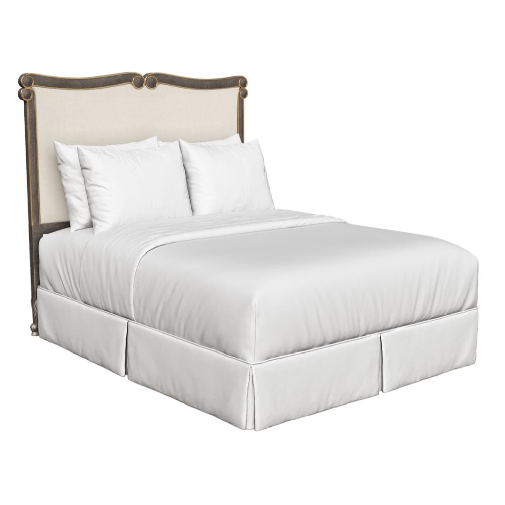 Barnard King Headboard Grey Victoria Gold