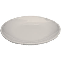 beaded stone melamine dinner plate