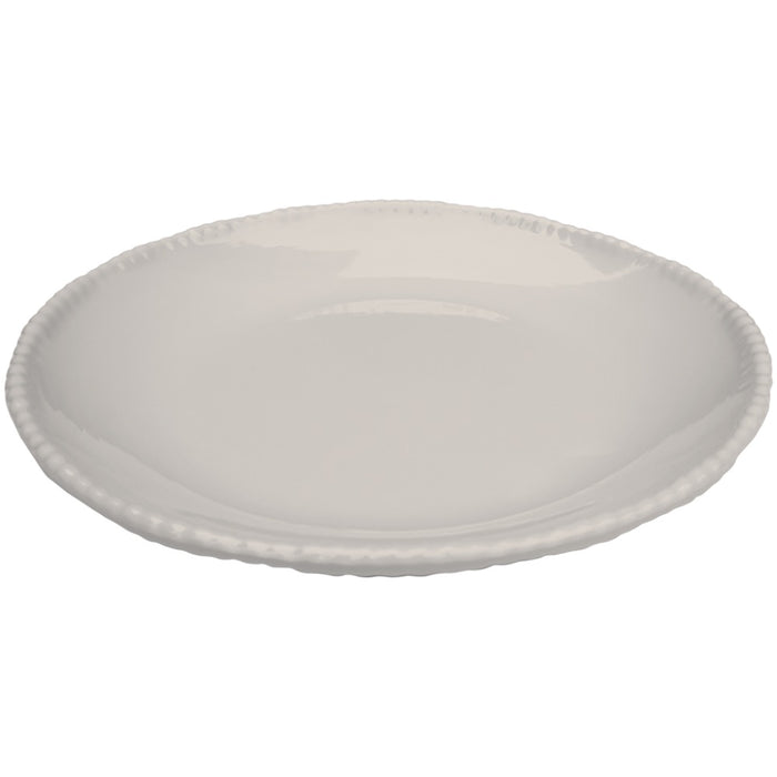 beaded stone melamine dinner plate