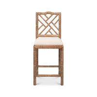 white wash oak counter stool
