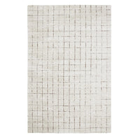 rug mosaic tan neutral toffee cotton rectangular 