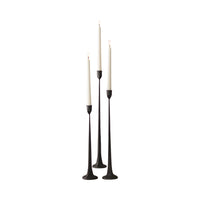 tall taper candle holders set iron 
