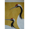 black white red heron prints framed set of two