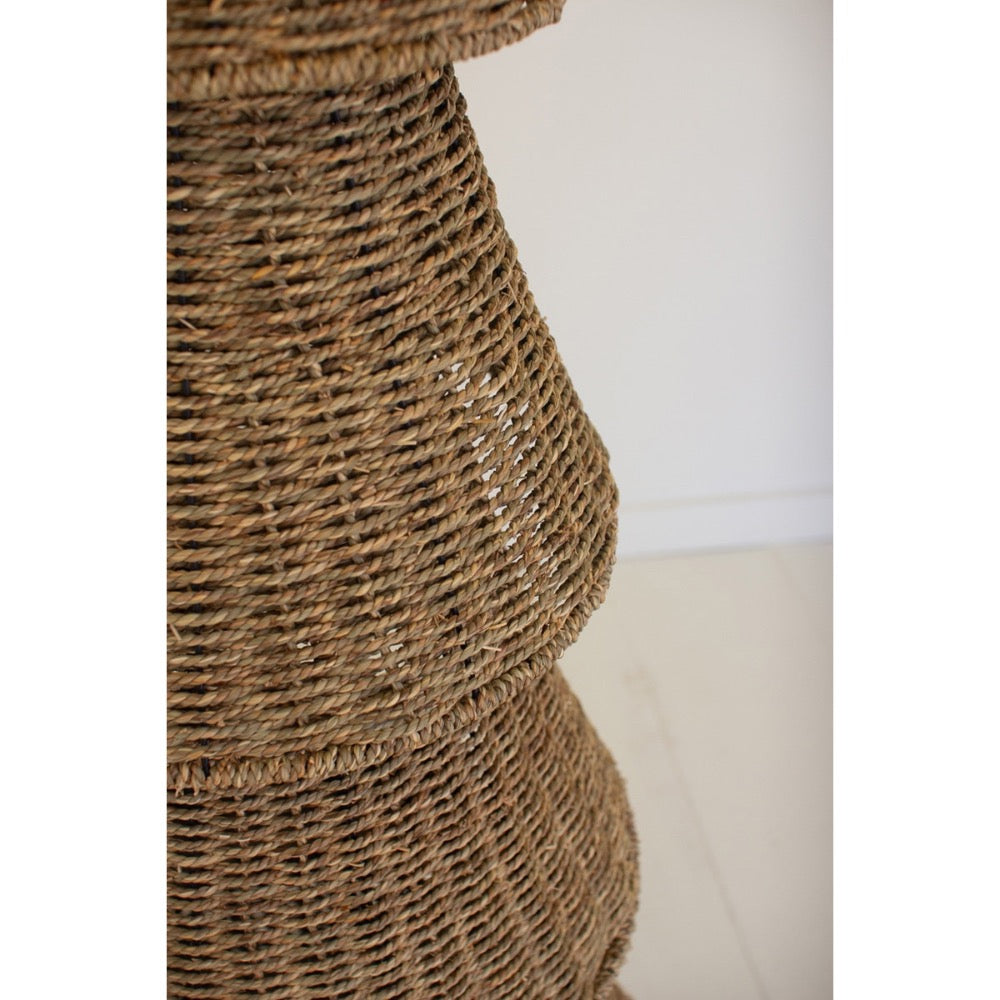 vine wrapped wire Christmas tree tiered