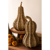 three woven wine gourds natural autumn decor