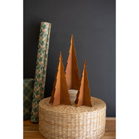 rustic metal Christmas Trees rust