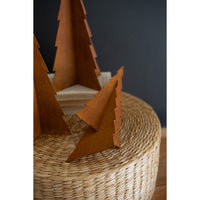 rustic metal Christmas Trees rust
