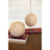 seagrass ornament set natural round