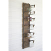 wall rack storage baskets wire metal wood 