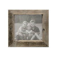 custom photo timber wood stained frame