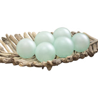 recycled frosted glass balls