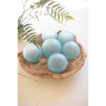 recycled frosted glass balls