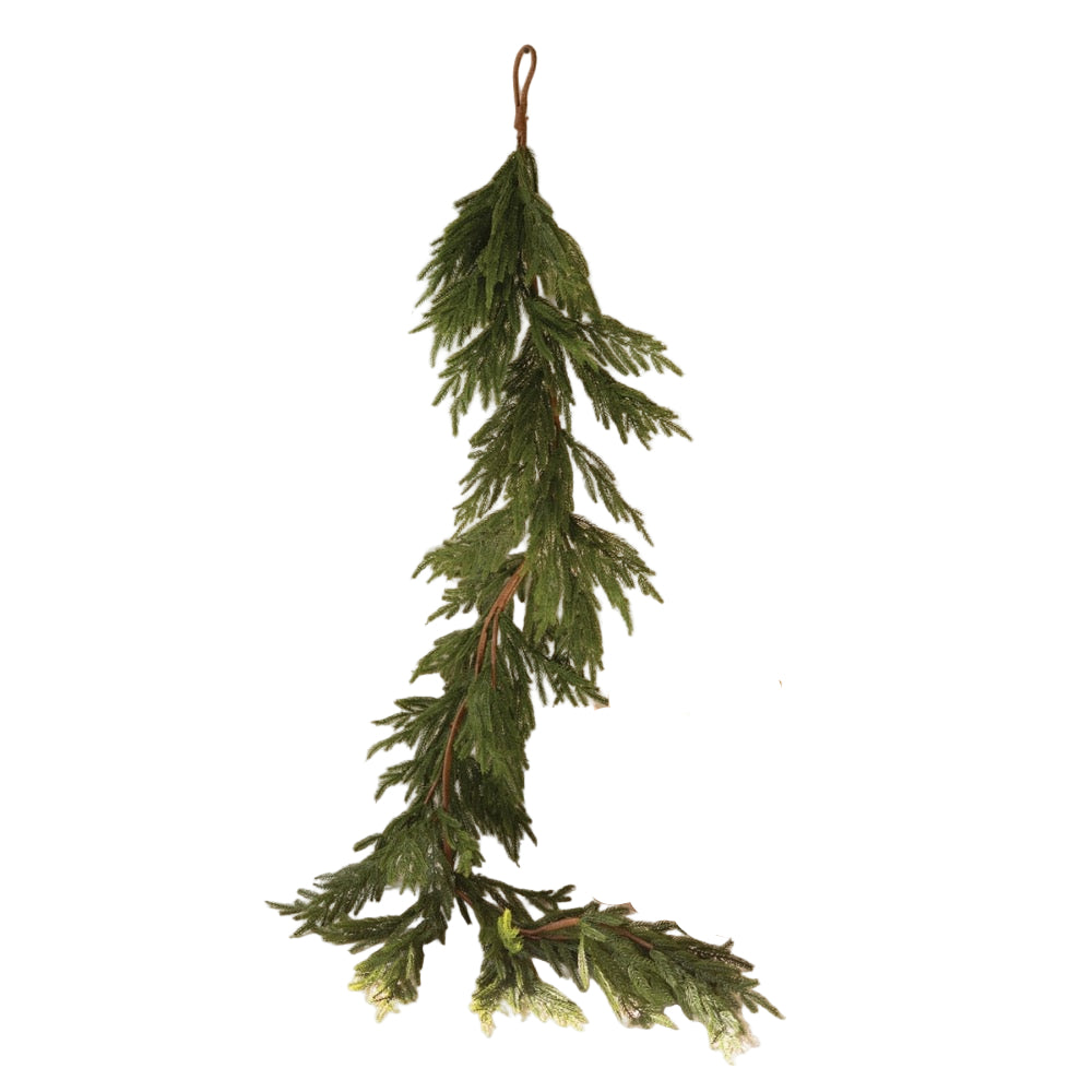 green fir pine garland