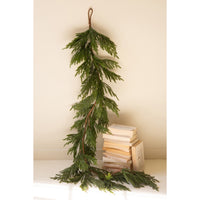 green fir pine garland