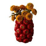 ceramic produce vase red tomato decorative 