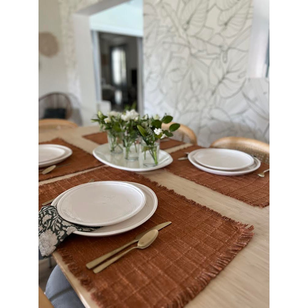 melamine cream plates