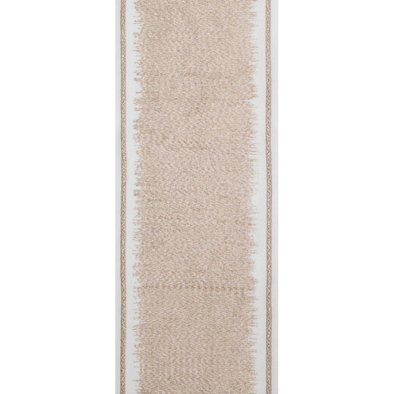 Drapery Curtain Panel Linen Cotton Rod Pocket White Trim