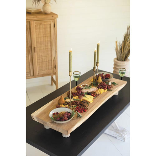 giant acacia wood charcuterie board