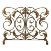 firescreen antique gold acanthus leaf