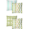square colorful outdoor pillow multi-color